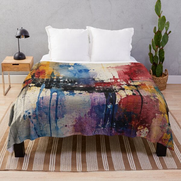 Item preview, Abstract Color Symphony Original Watercolor Art designed and sold by SHOCAMPOS DESIGNS .