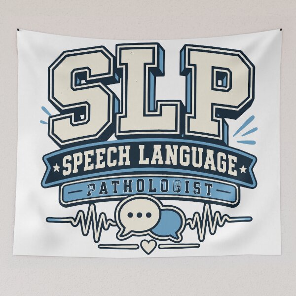 Item preview, SLP Speech Language Pathologist | Retro School SLP Design designed and sold by Sunday.Supply.