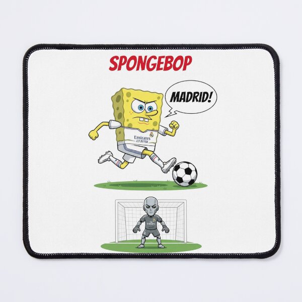 Item preview, Funny Spongebob Real Madrid Football Player Mashup Art designed and sold by annaarthk.