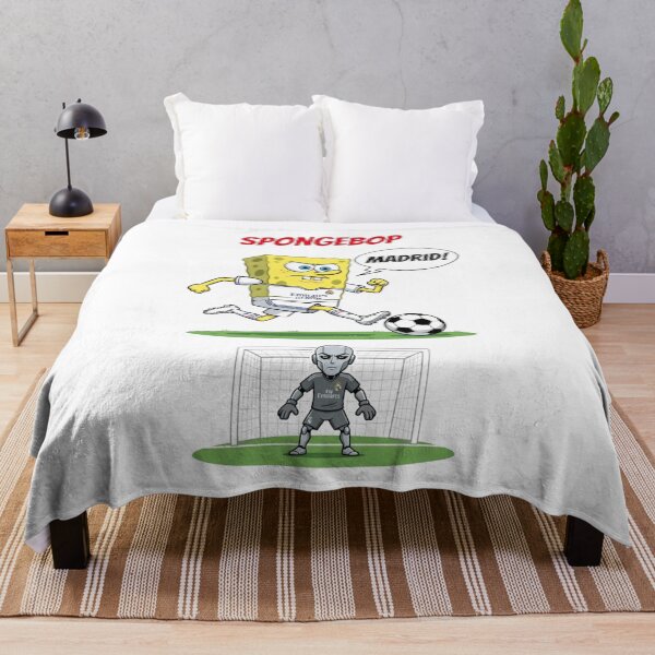 Item preview, Funny Spongebob Real Madrid Football Player Mashup Art designed and sold by annaarthk.