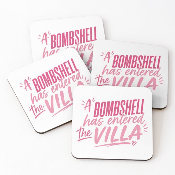 Item preview, A Bombshell Has Entered the Villa | Reality TV Dating Show Quote (Parody) designed and sold by AshleyJaneCo.