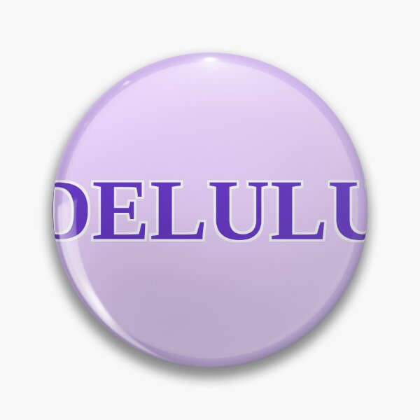 Item preview, Delulu Sticker designed and sold by RedRubyBubble.