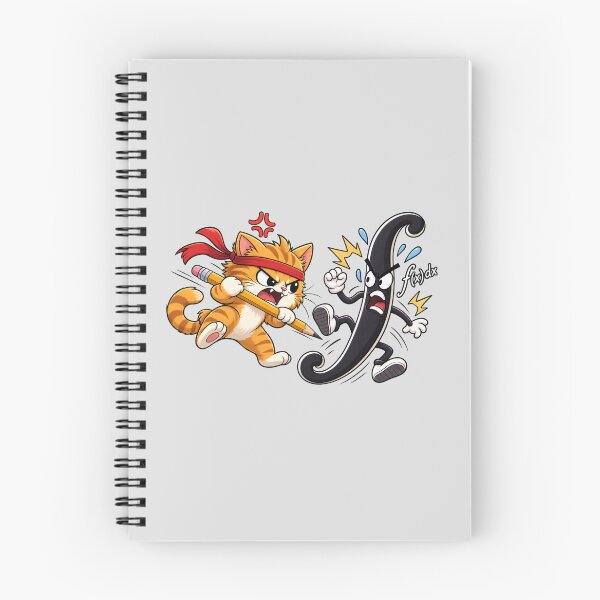Item preview, Angry Cat Fighting Calculus Integral Math Humor designed and sold by RaulWeirdAndFun.
