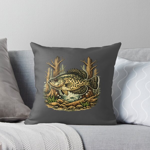 Item preview, Black mojarra among flooded trees designed and sold by Daily Quirk.