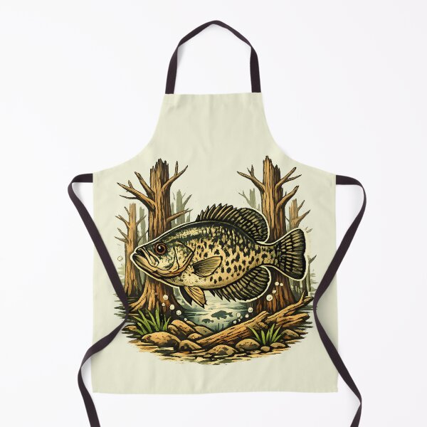 Item preview, Black mojarra among flooded trees designed and sold by Daily Quirk.