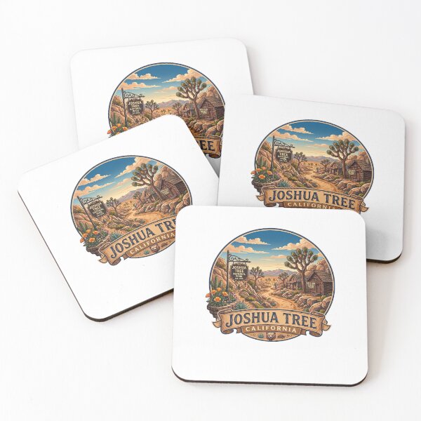 Item preview, Joshua Tree California National Park Vintage Travel Emblem designed and sold by LittleArij.