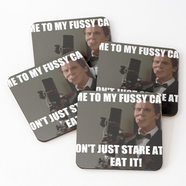 Item preview, Patrick Bateman's Fussy Cat designed and sold by BOG + FEN.