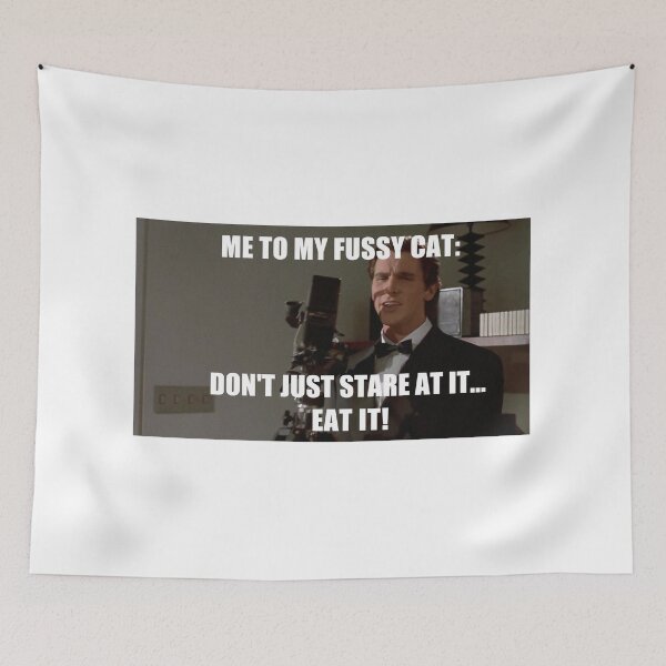 Item preview, Patrick Bateman's Fussy Cat designed and sold by BOG + FEN.