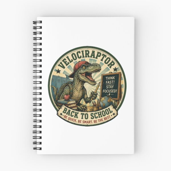Item preview, ¡El Velociraptor vuelve al colegio! designed and sold by JonysCreativeDesigns.