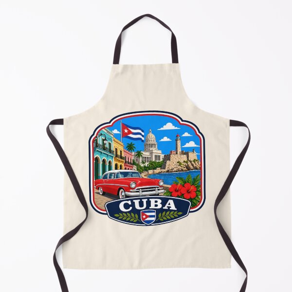 Item preview, Cuba - Havana Vintage Cars & Colonial Streets designed and sold by Myra365Art.