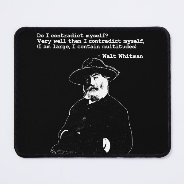 Item preview, Walt Whitman, Song of Myself, Book lover gift designed and sold by aponwao.