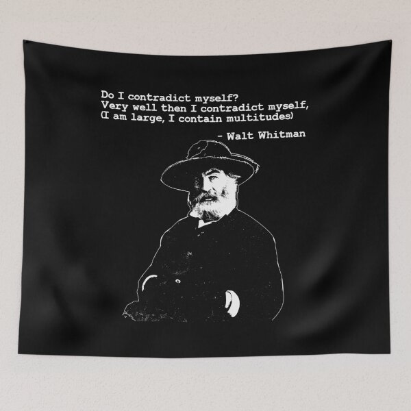Item preview, Walt Whitman, Song of Myself, Book lover gift designed and sold by aponwao.