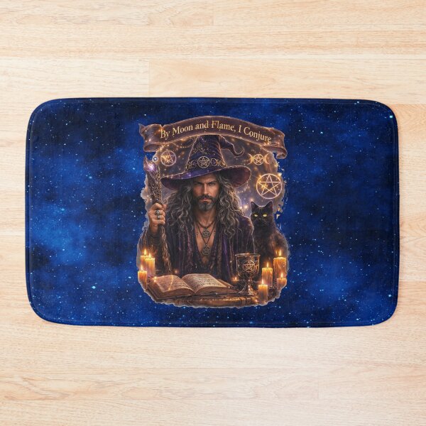 Item preview, By Moon and Flame, I Conjure — The Mystical Male Witch designed and sold by MysticOzzy.