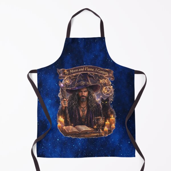 Item preview, By Moon and Flame, I Conjure — The Mystical Male Witch designed and sold by MysticOzzy.
