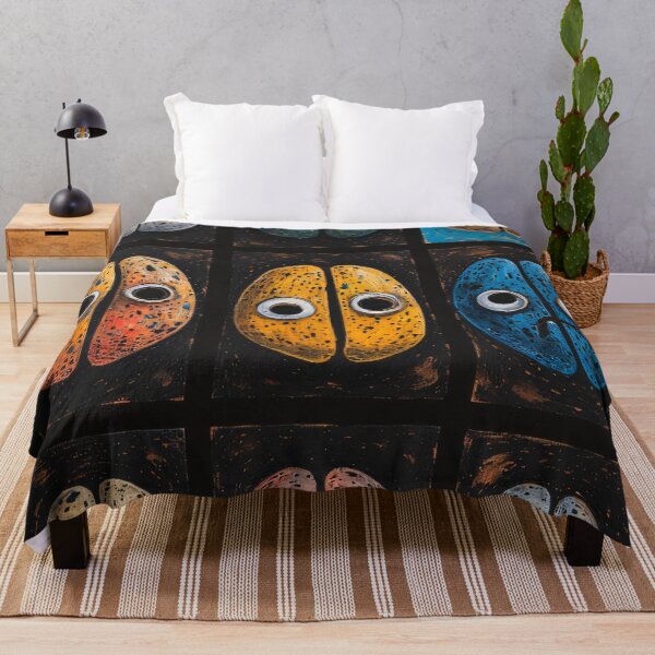 Item preview, Nine portraits of abstract brains with human eyes designed and sold by Mianku | Für das Leben.