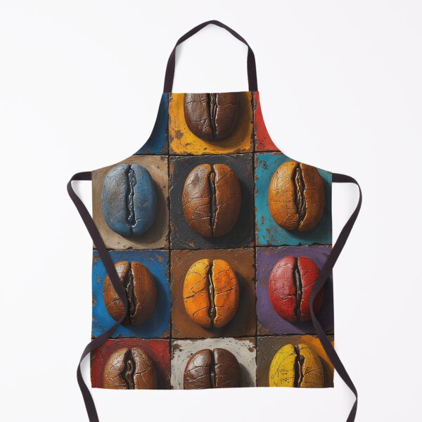 Item preview, Colorful coffee beans on rustic tiles designed and sold by Mianku | Für das Leben.