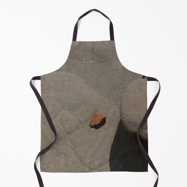 Item preview, Close view of sandy rocks with contrasting burnt orange stone designed and sold by lisavonbiela.