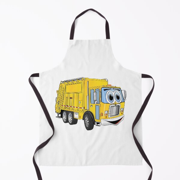 Item preview, Yellow Cartoon Garbage Truck Cartoon designed and sold by Scott Hayes.