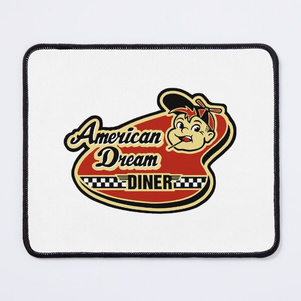 Item preview, American Dream Diner Vintage Retro Mascot Logo designed and sold by tehpucuk67.
