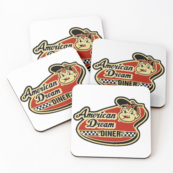 Item preview, American Dream Diner Vintage Retro Mascot Logo designed and sold by tehpucuk67.