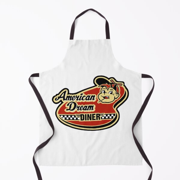 Item preview, American Dream Diner Vintage Retro Mascot Logo designed and sold by tehpucuk67.