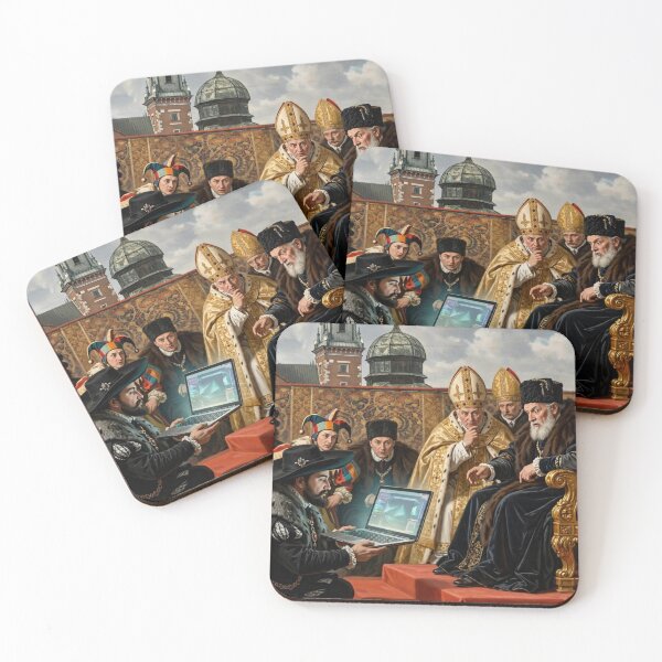 Item preview, Prussian Homage Laptop Tribute - Funny Parody of Jan Matejko Hold Pruski 1525 designed and sold by Surviving Monday Club.