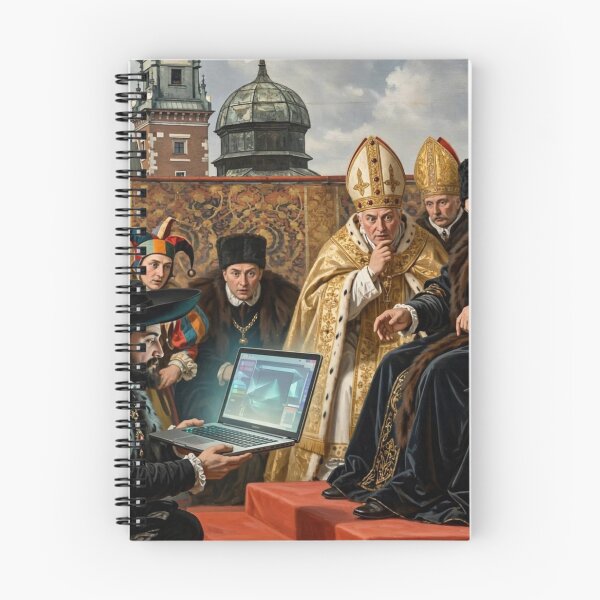 Item preview, Prussian Homage Laptop Tribute - Funny Parody of Jan Matejko Hold Pruski 1525 designed and sold by Surviving Monday Club.