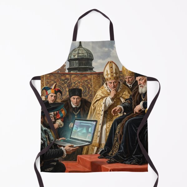 Item preview, Prussian Homage Laptop Tribute - Funny Parody of Jan Matejko Hold Pruski 1525 designed and sold by Surviving Monday Club.