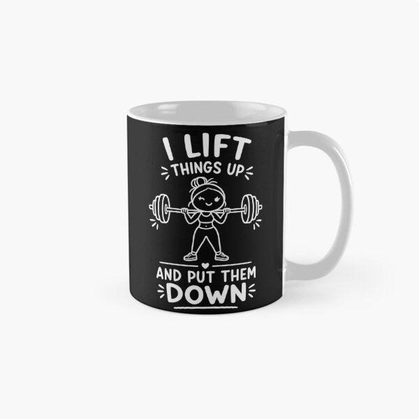 Item preview, I Lift Things Up And Put Them Down Funny Gym designed and sold by VGAfanatic.