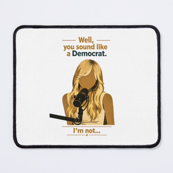 Item preview, Im Not A Democrat Funny Sarcastic Political Satire designed and sold by Veylor Store.