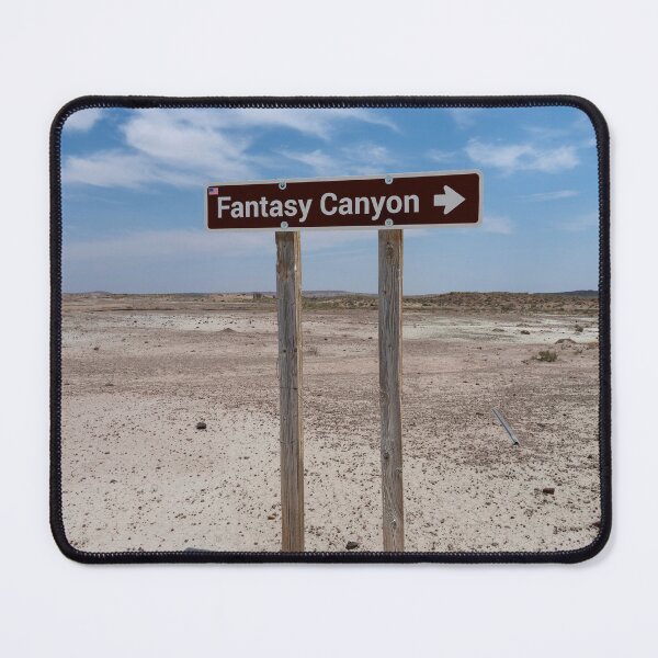 Item preview, Fantasy Canyon sign with desolate background designed and sold by lisavonbiela.