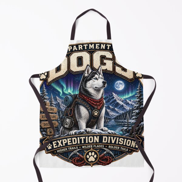 Item preview, Siberian Husky Northern Expedition Vintage Wilderness Adventure designed and sold by TeeVibeHaus.