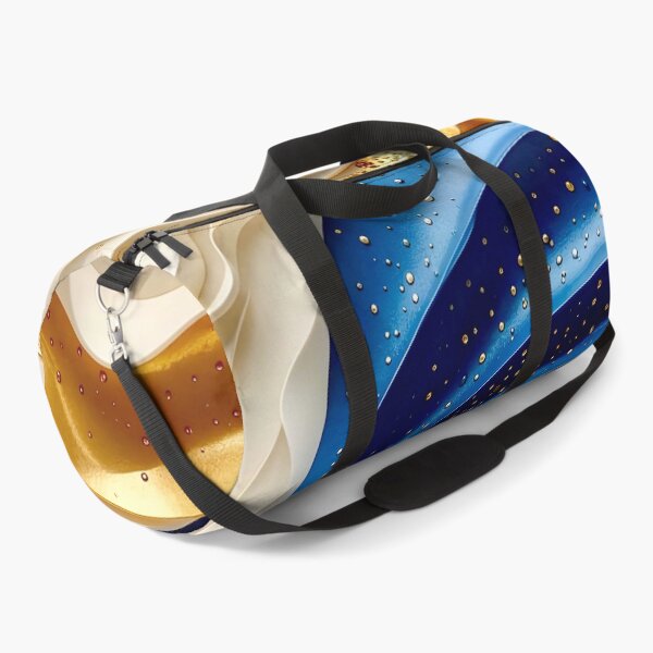 Item preview, Swirling Abstract Design in Blue Gold and White designed and sold by Vicky Brago-Mitchell®.