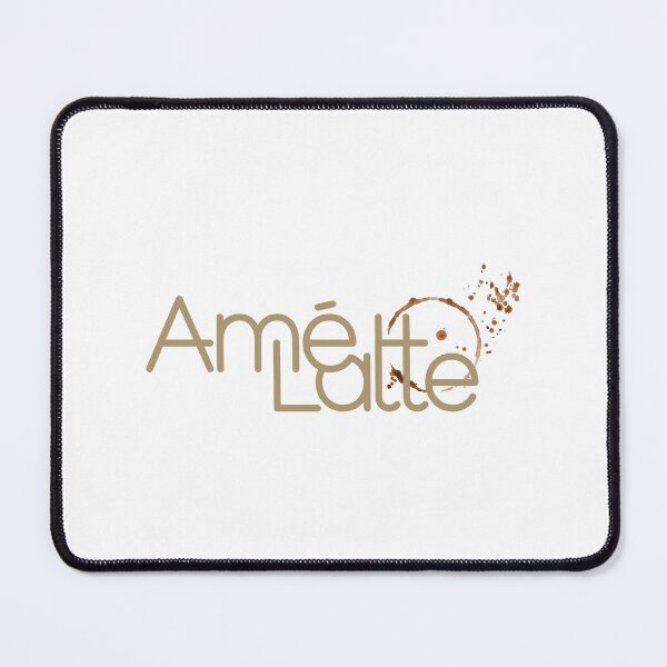 Item preview, AméLatte Coffee Stain Aesthetic Logo Design designed and sold by tehpucuk67.