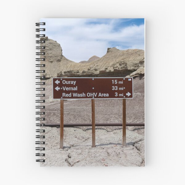 Item preview, Ouray/Vernal sign with formations in the background designed and sold by lisavonbiela.