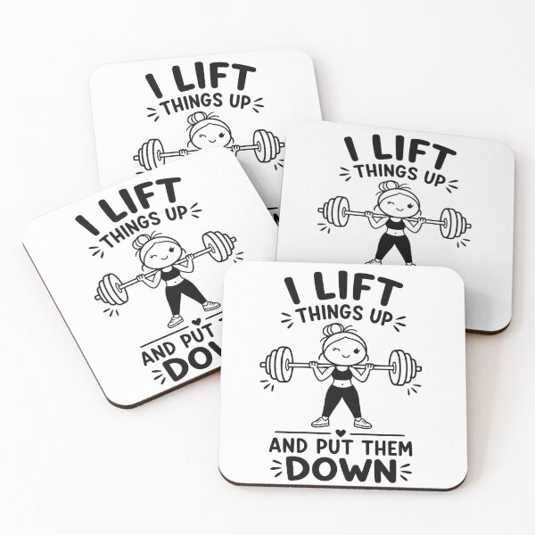 Item preview, I Lift Things Up And Put Them Down Funny Gym designed and sold by VGAfanatic.