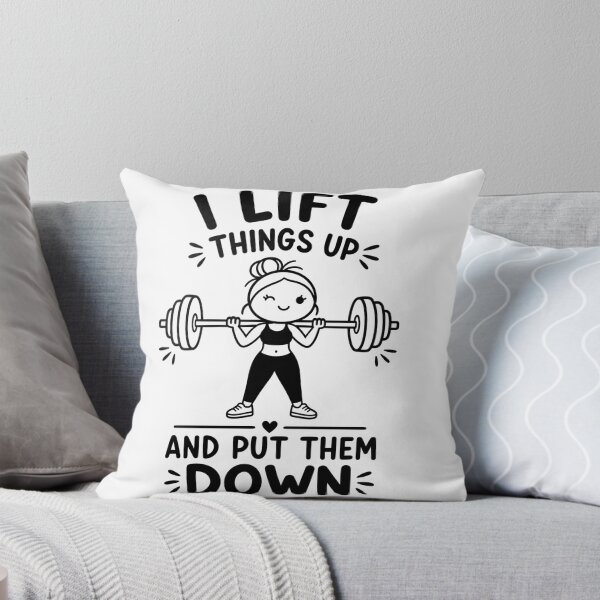 Item preview, I Lift Things Up And Put Them Down Funny Gym designed and sold by VGAfanatic.