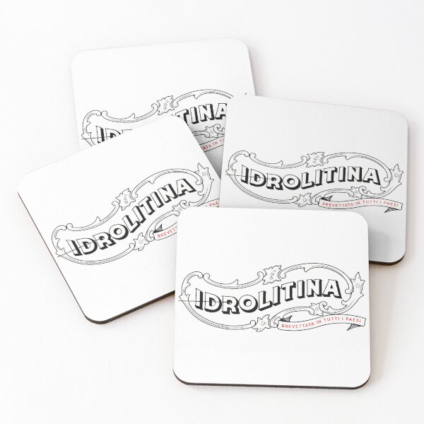 Item preview, Aramark Idrolitina Vintage Italian Floral Script Logo designed and sold by tehpucuk67.