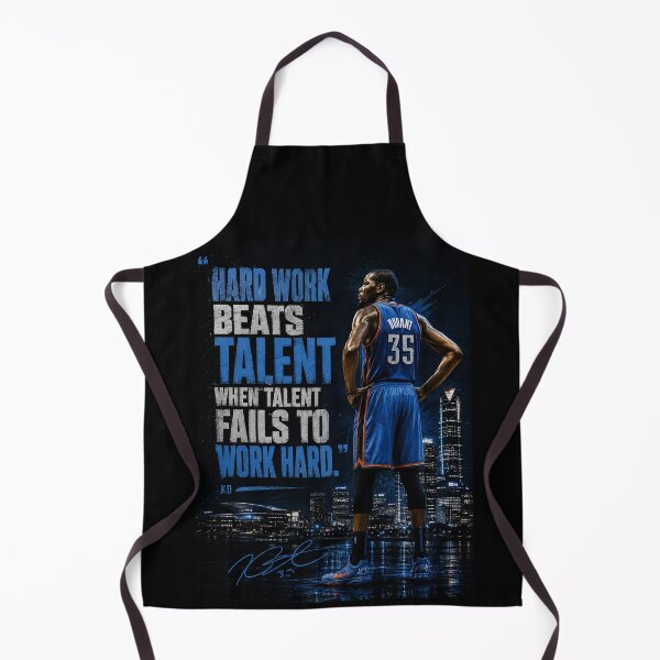 Item preview, “Hard work beats talent when talent fails to work hard.” KD designed and sold by BallerQuotes.