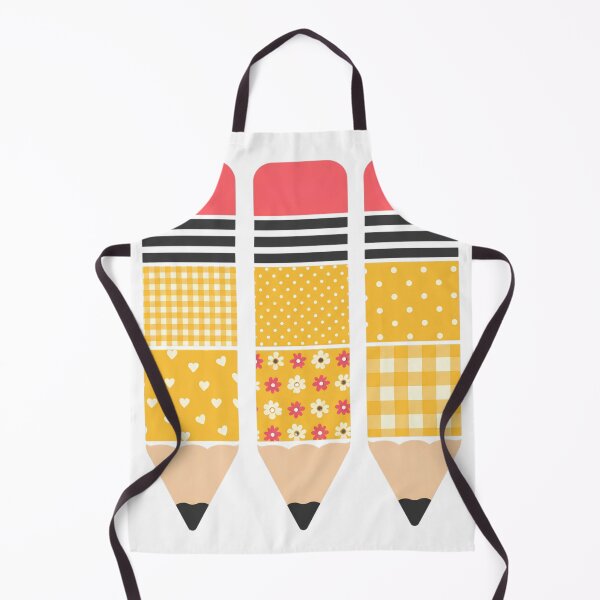Item preview, Vintage Patchwork Pencils Teacher Back To School Gingham Floral designed and sold by VGAfanatic.