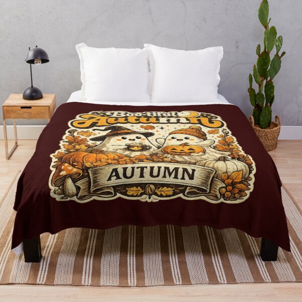 Item preview, Boo-tiful Autumn | Cute Ghost & Maple Leaves designed and sold by mocci10.