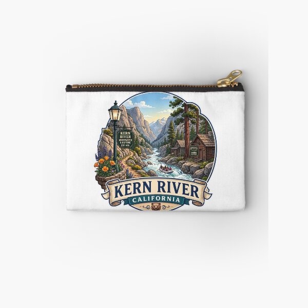 Item preview, Kern River California Whitewater Rafting Vintage Emblem designed and sold by LittleArij.