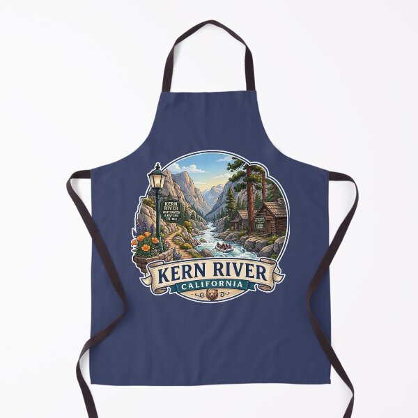 Item preview, Kern River California Whitewater Rafting Vintage Emblem designed and sold by LittleArij.