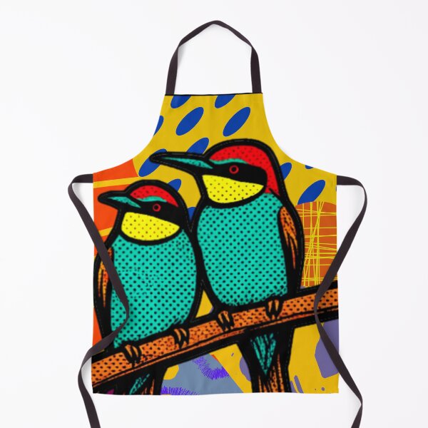 Item preview, Colorful Pop Art Birds on a Branch designed and sold by darametzgerart.