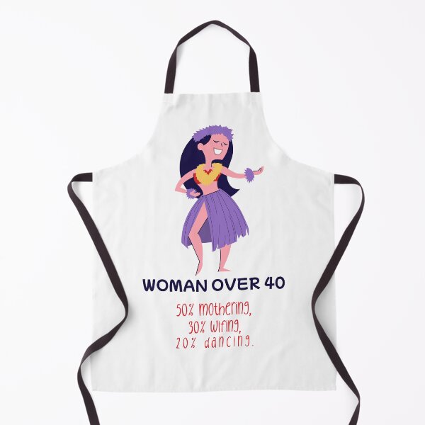 Item preview, Woman Over 40 Joy of Mothering Funny Quote designed and sold by FunTeesFactory.