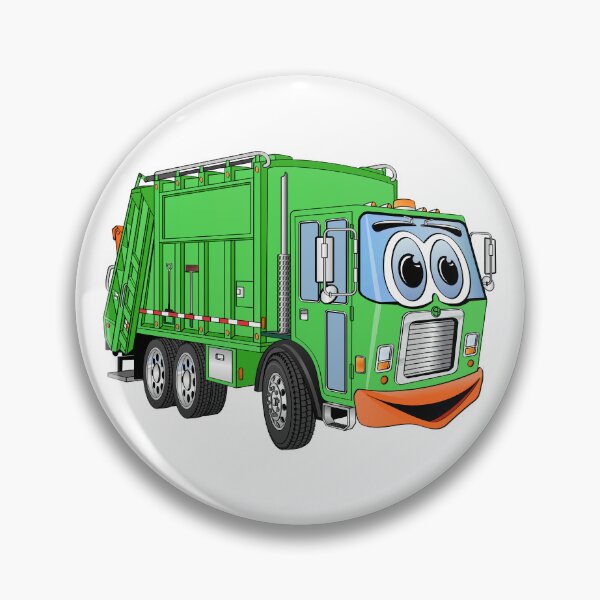 Item preview, Silly Smiling Garbage Truck Cartoon designed and sold by Scott Hayes.