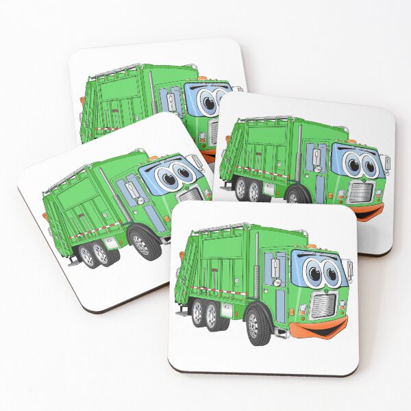 Item preview, Silly Smiling Garbage Truck Cartoon designed and sold by Scott Hayes.