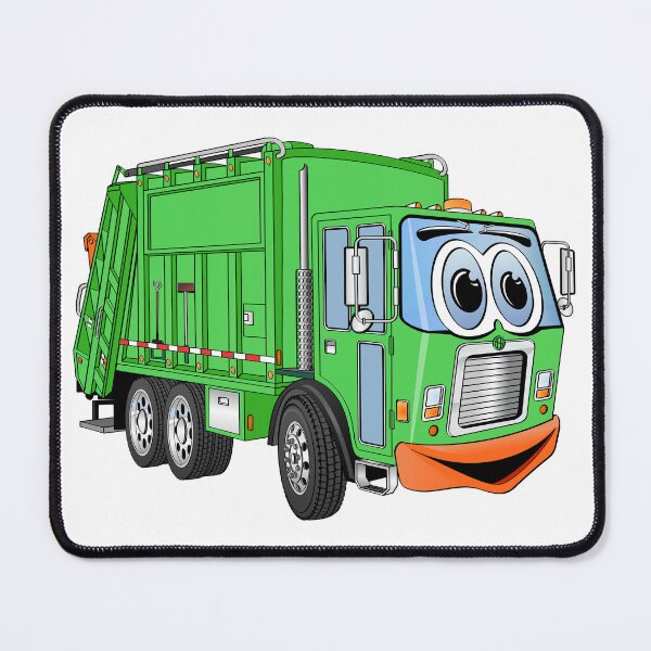 Item preview, Silly Smiling Garbage Truck Cartoon designed and sold by Scott Hayes.