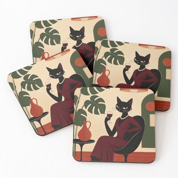 Item preview, Copy of Whimsical Mid-Century Animal Art – Vintage Bauhaus Inspired Illustration designed and sold by Rooted & Co.
