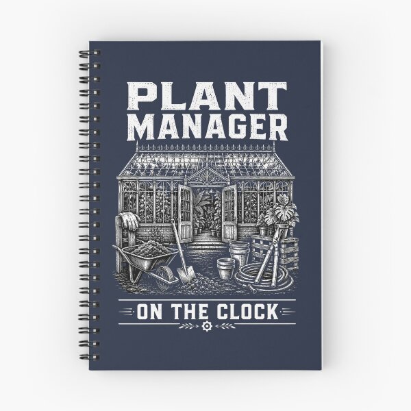 Item preview, Plant Manager On The Clock | Funny Greenhouse Gardener Gift | Plant Lover Gift | Serious Gardener Gift | Victorian Greenhouse Shirt designed and sold by HooptownRV.